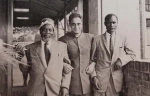 Jomo Kenyatta, Apa Pant, and Achieng Oneko